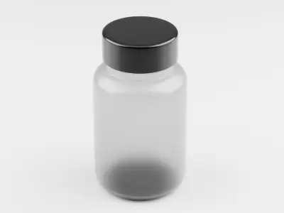 Transparent Jar 3D model