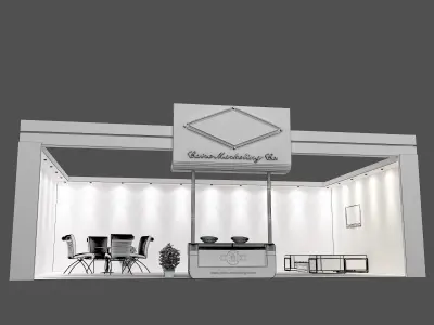 Booth Exhibition Stand a467e  3D model
