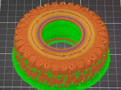 OFFRoad Tire 3D print model