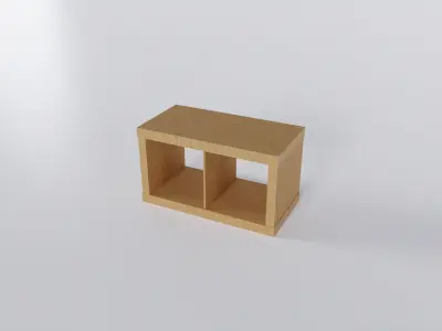 KALLAX 77x42 cm Low-poly 3D model