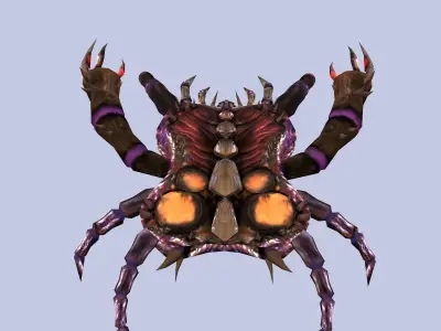 Spaceship Guard Low-poly 3D model