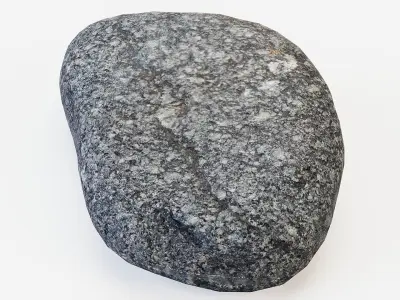 Small Stone 05 PBR Low-poly 3D model