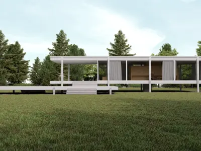 Farnsworth House 3D model