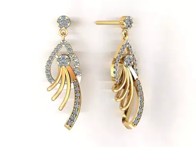 Hoop earrings  for 3d print 3D print model