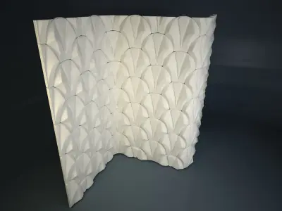 03 VIGELAND WALL PATTERN Low-poly 3D model
