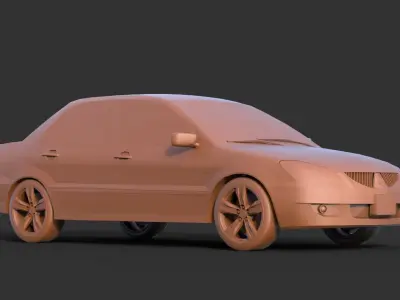 Mitsubishi Lancer IX 2005 3D print model