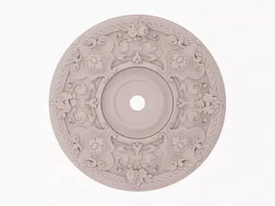 Classic Ceiling Medallion 29 3D model