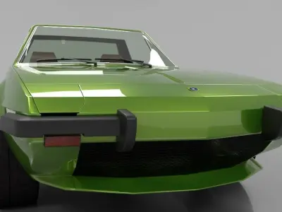 Fiat X1-9 1976 Lo-Poly 3D model