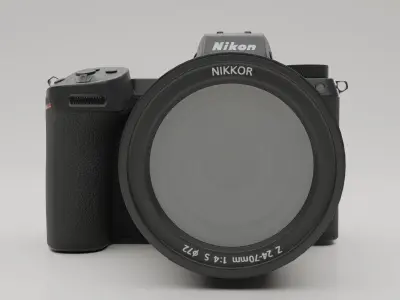 Nikon Camera Low-poly 3D model