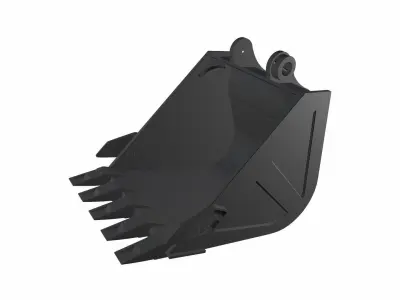 Loader Bucket Low-poly 3D model