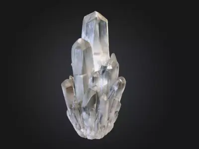 Crystal Majesty Low-poly 3D model