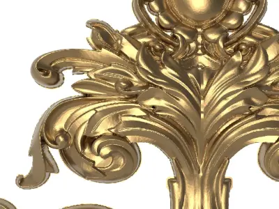  decorative pattern ready for 3D printing 3D model