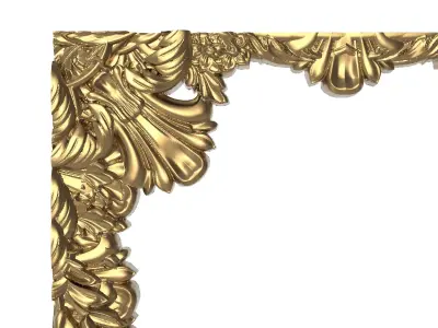 Carved Picture Frame 3D model