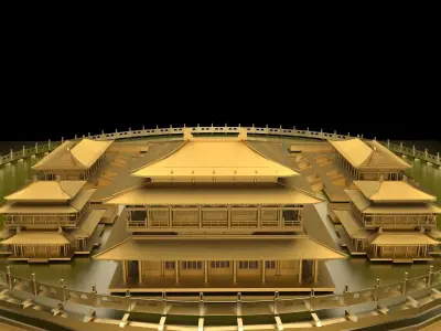 Chinese ancient  3D model