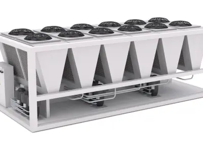 Air Conditioning Unit v2 3D model