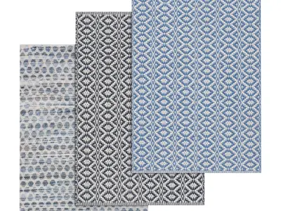 Rug Set 246 3D model