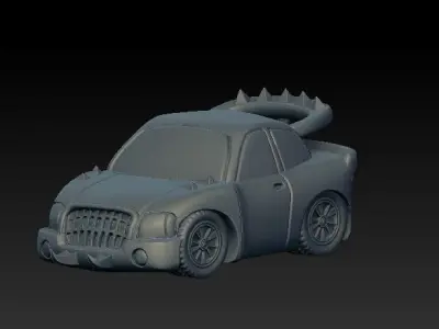 Race cars 3D print model