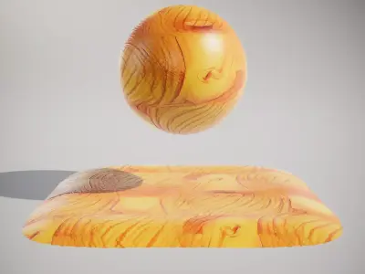 Amber Glass Swirled HQ PBR Textures Set Texture