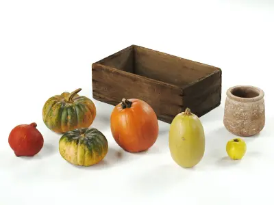 POLYPASTA - Autumn Set 01 3D model