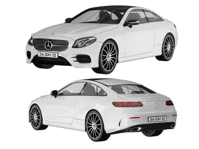 Mercedes Benz E Class C238 BLENDER 3D Model Cycles 3D model