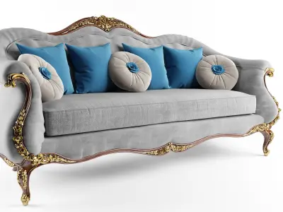 Classic Living Room 1 3D model