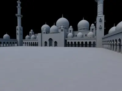 Sheikh Zayed Grand Mosque 3D model