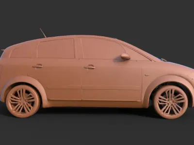 Audi A2 3D print model