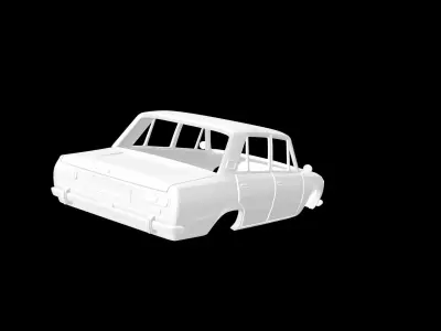 Lada 1200 3D print model