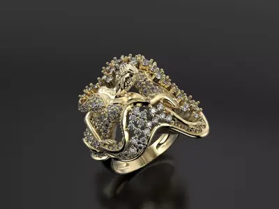 Magerit ring  3D print model