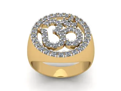 Om Ring For Men 3D print model