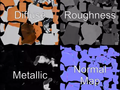 Athletic Woman Fitness model pack Low-poly 3D model