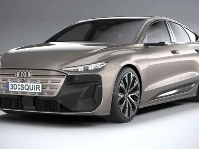 Audi A6 Sportback e-tron 2025 3D model