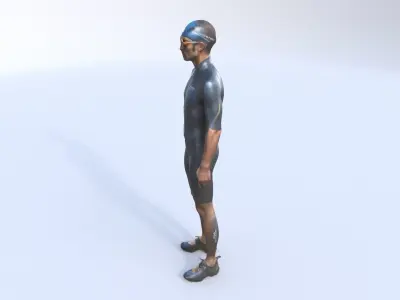 Triathlon 3D model