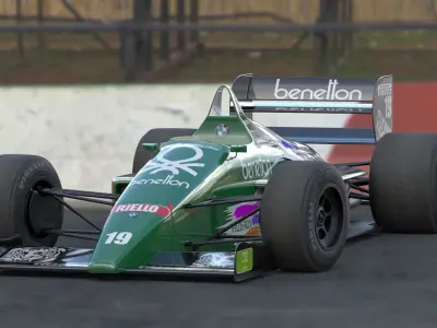 BENETTON B186  3D model