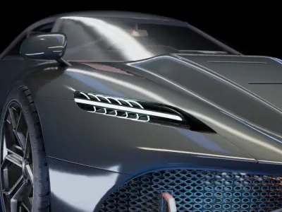 Hybrid 3D Car 3D model