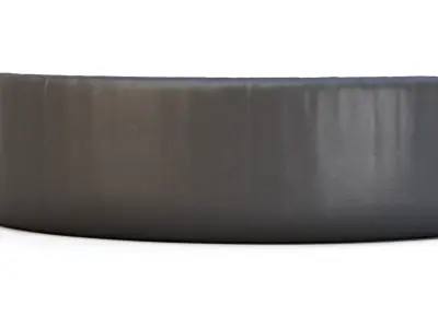 Jenifer Restaurant Leather Sofa  3D model