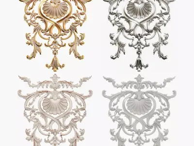 Classic carved 196 3D model