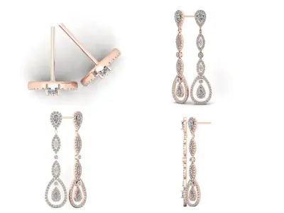 Earrings kt1 3D print model