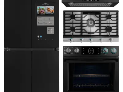 Samsung Appliance Collection 02 Low-poly 3D model