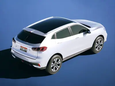 Wey VV5 2020 Low-poly 3D model