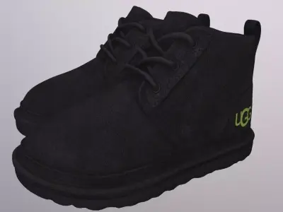 UGG WINTER SHOES PBR Low-poly 3D model