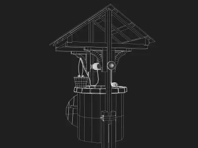 Medieval Water Well  3D model