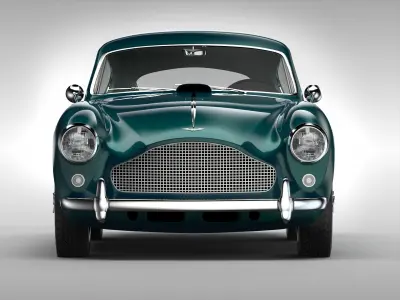Aston Martin DB MKIII 1957 - 1959 3D model