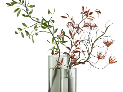 bouquet set 3D model