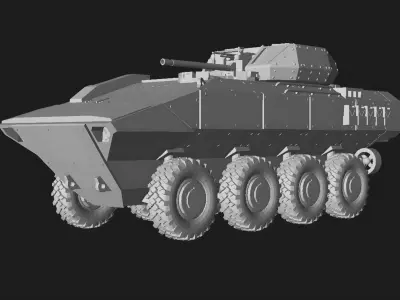 SuperAV 8X8 MCT30 TURRET 3D print model