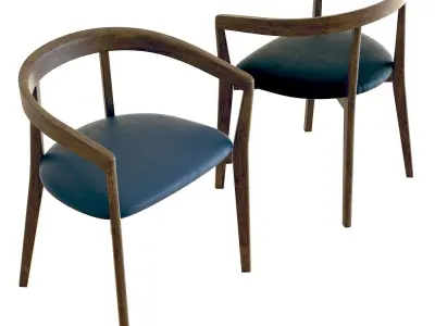 Crate and Barrel - Cullen Dining Chair 3D model
