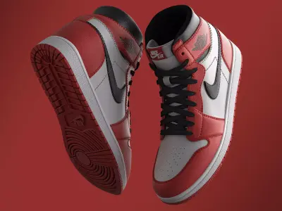 Nike Jordan 3D model