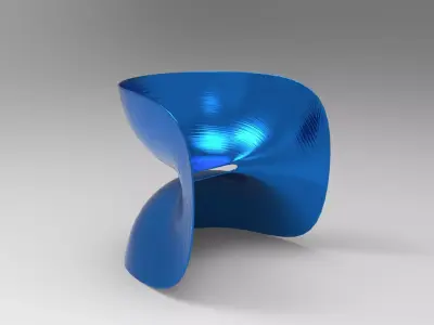 Balyu Chair Low-poly 3D model