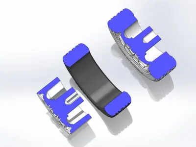 Custom wheels BBS Seral for your scale model 3D print model