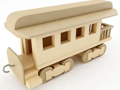 The General Toy Train 3D model